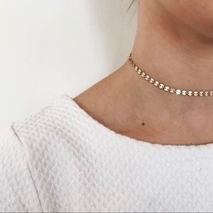 Gold choker